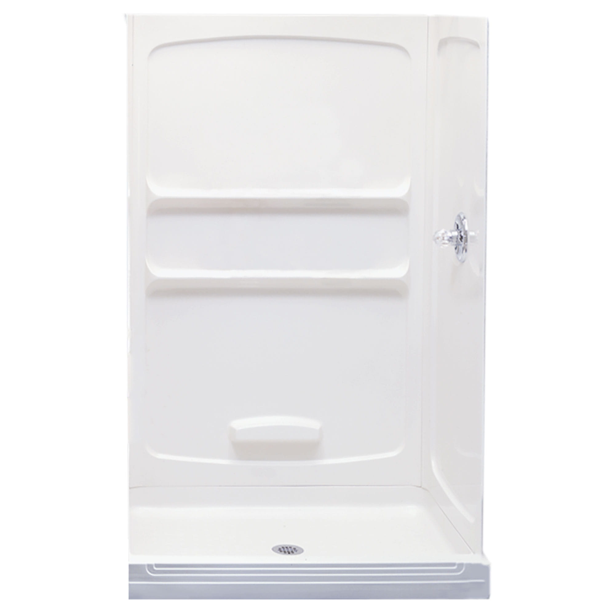 Town Square 48 Inch by 34 Inch Alcove Shower Base